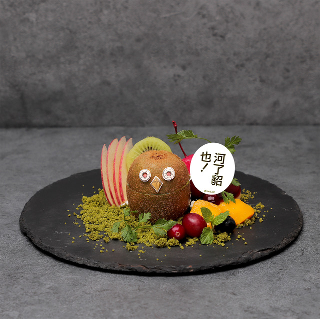 「キングダムCAFE&DINER」河了貂のプリンアラモード（C）原泰久／集英社･キングダム製作委員会