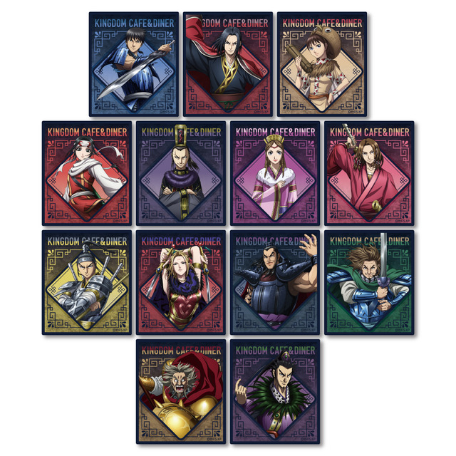 「キングダムCAFE&DINER」ブラインドPVCステッカー（C）原泰久／集英社･キングダム製作委員会