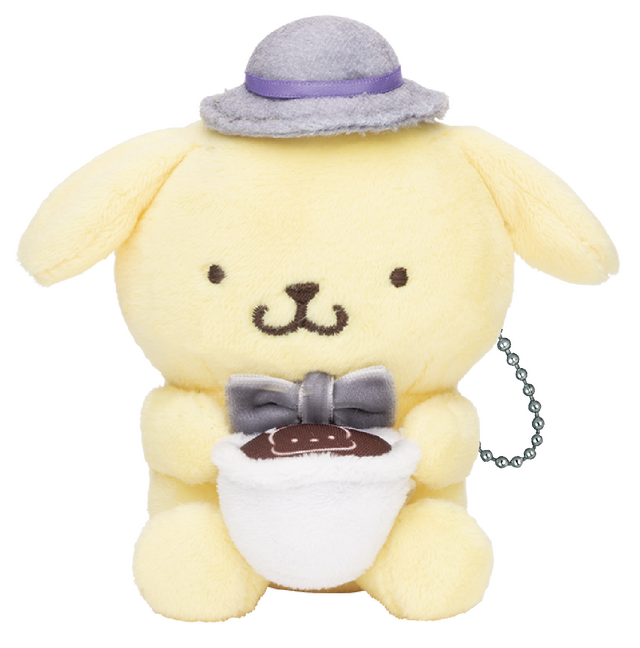 Happyくじ「Sanrio characters Halloween 2022」ぬいぐるみチャーム賞ポムポムプリン（C）2022 SANRIO E22072101