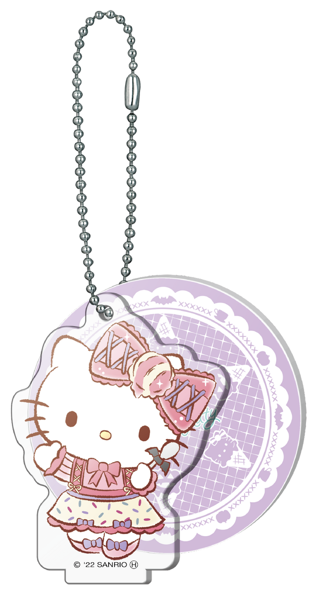 Happyくじ「Sanrio characters Halloween 2022」アクリルスタンドチャーム賞ハローキティ（C）2022 SANRIO E22072101