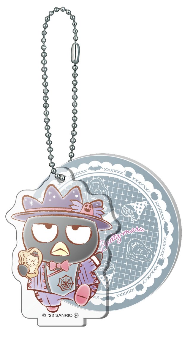 Happyくじ「Sanrio characters Halloween 2022」アクリルスタンドチャーム賞バッドばつ丸（C）2022 SANRIO E22072101