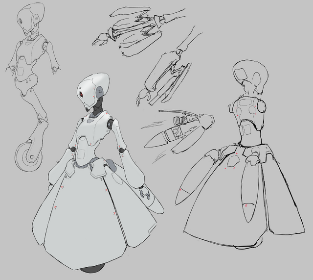 『メイク ア ガール』キャラクターデザイン：ソルト