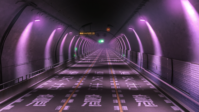『メイク ア ガール』背景_トンネル