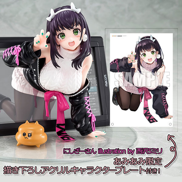 「にしざーさん illustration by 西沢5ミリ 1/6スケール 完成品フィギュア」19,800円（税込）（C）西沢5ミニ
