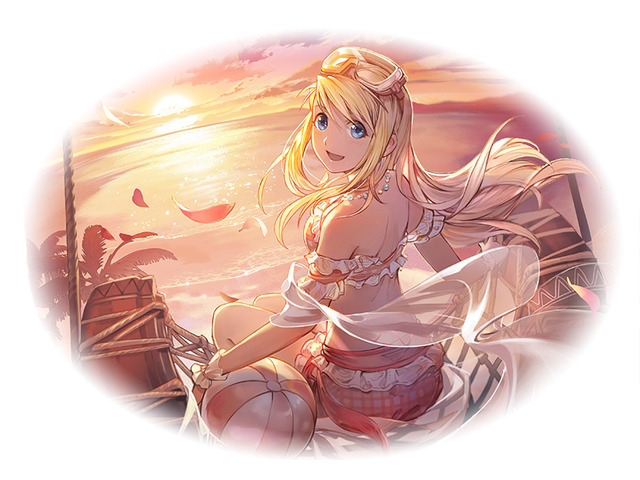 SSRユニット「ウィンリィ」（白砂の乙女）（C）2021 荒川弘/SQUARE ENIX CO., LTD. All Rights Reserved.