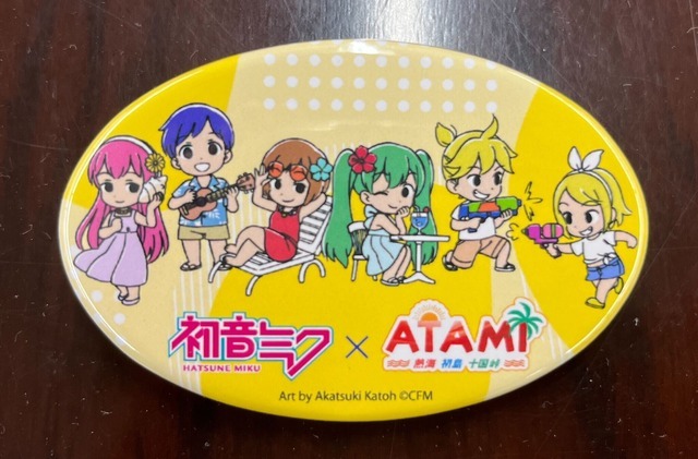 海泉浴 島の湯／アドベンチャーアイランド VOTAN特典「缶バッジ」