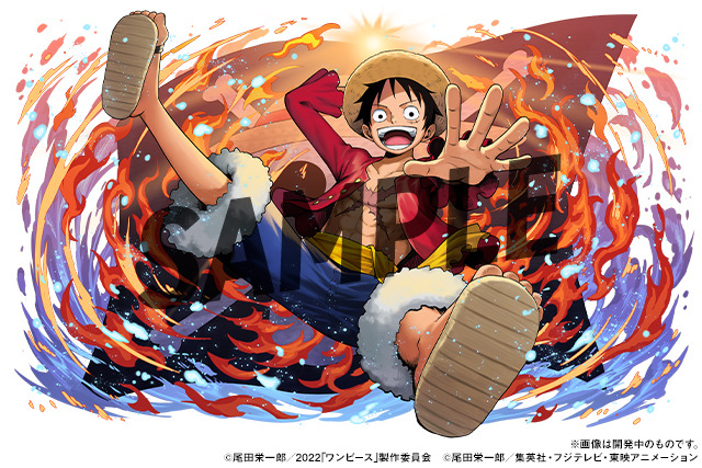 『パズル＆ドラゴンズ』×『ONE PIECE FILM RED』モンキー・D・ルフィ（C）尾田栄一郎／2022｢ワンピース｣製作委員会（C）尾田栄一郎／集英社・フジテレビ・東映アニメーション（C）GungHo Online Entertainment, Inc. All Rights Reserved.