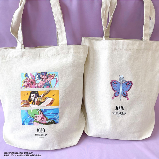 『ジョジョの奇妙な冒険 ストーンオーシャン』とサンキューマートがコラボ「トートバッグ」（C）LUCKY LAND COMMUNICATIONS/集英社・ジョジョの奇妙な冒険 SO 製作委員会