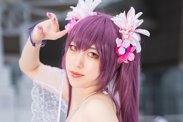 スカサハ=スカディ（水着）『Fate/Grand Order』／照井るゐ（@rui_cos_L）、撮影：乃木章