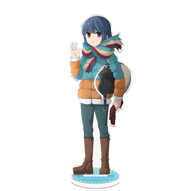 「アクリルキャラスタンド（全2種）」各2,200円（税込）（C）あfろ・芳文社／野外活動委員会