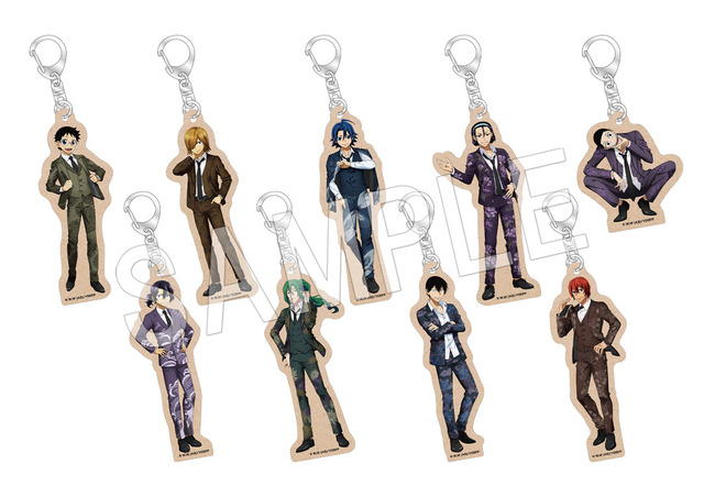 「弱虫ペダル LIMIT BREAK トレーディング木製キーホルダー」（C）渡辺航（週刊少年チャンピオン）／弱虫ペダル05製作委員会