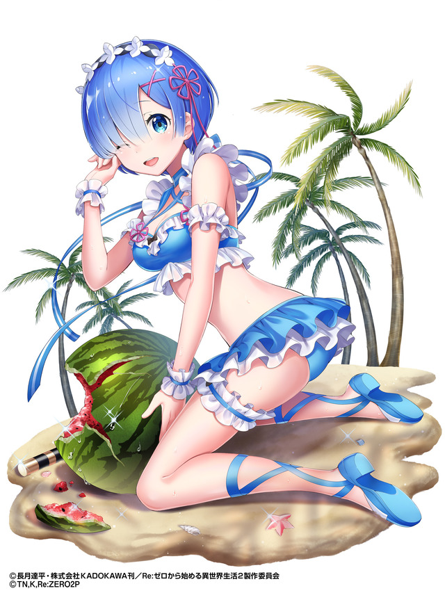 「白猫夏のリゼロフェス！」イメージ（C）TN,K,Re:ZERO2P（C）COLOPL, Inc.