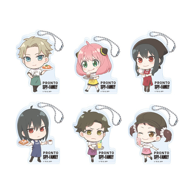 『SPY×FAMILY』×「PRONTO」アクリルキーホルダー（ランダム6種）（C）遠藤達哉／集英社・SPY×FAMILY製作委員会