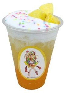 「デリシャスパーティ プリキュアコラボイベント in スカイガーデン」【ドリンクメニュー】キュアヤムヤム / 華満らん（C）ABC-A・東映アニメーション