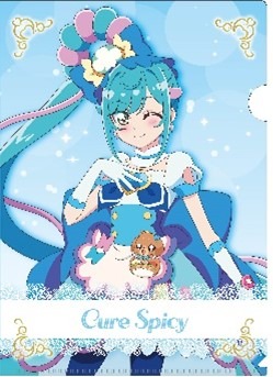 「デリシャスパーティ プリキュアコラボイベント in スカイガーデン」限定デザインクリアファイル付き特別入場券（C）ABC-A・東映アニメーション