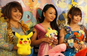 松本梨香さん、林明日香さん、中川翔子さん、