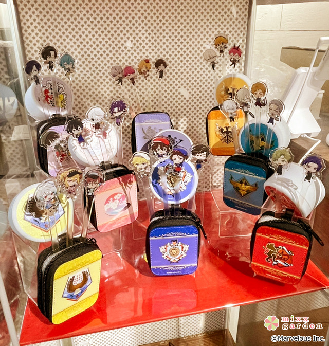 【千銃士R】コラボカフェ店内写真※いずれもコラボカフェ前半の内装の写真