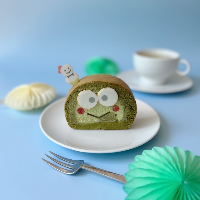 「けろけろけろっぴ 堂島ロール抹茶」560円（税込）（C）'22 SANRIO　著作（株）サンリオ
