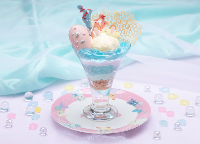 「シルバニア森のキッチンポップアップカフェ ～ゆめいろマーメイド～ハロウィンver.」マーメイドプリンセスパフェ（C）EPOCH