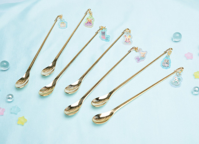 「シルバニア森のキッチンポップアップカフェ ～ゆめいろマーメイド～ハロウィンver.」パフェスプーン（C）EPOCH