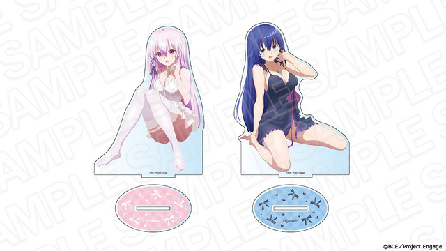 「デカアクリルスタンド　ランジェリー ver.」各1,980円（税込）（C）BCE／Project Engage