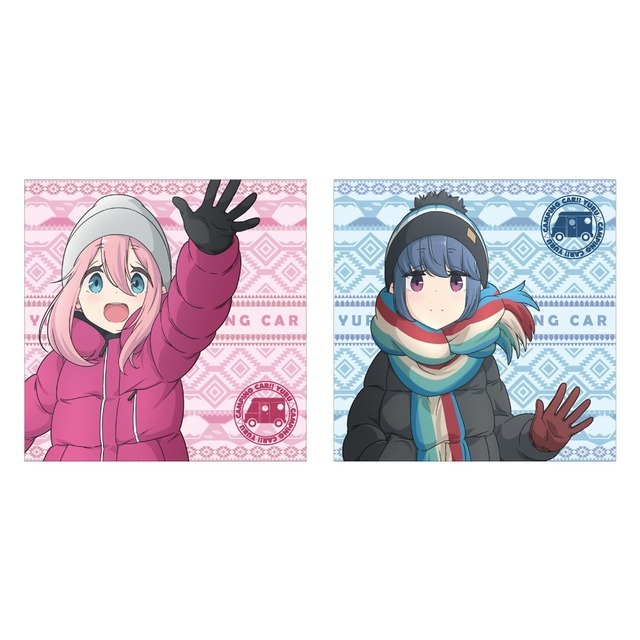 「ゆるキャン△ピングカー　両面クッションカバー」3,300円（税込）（C）あｆろ・芳文社／野外活動委員会