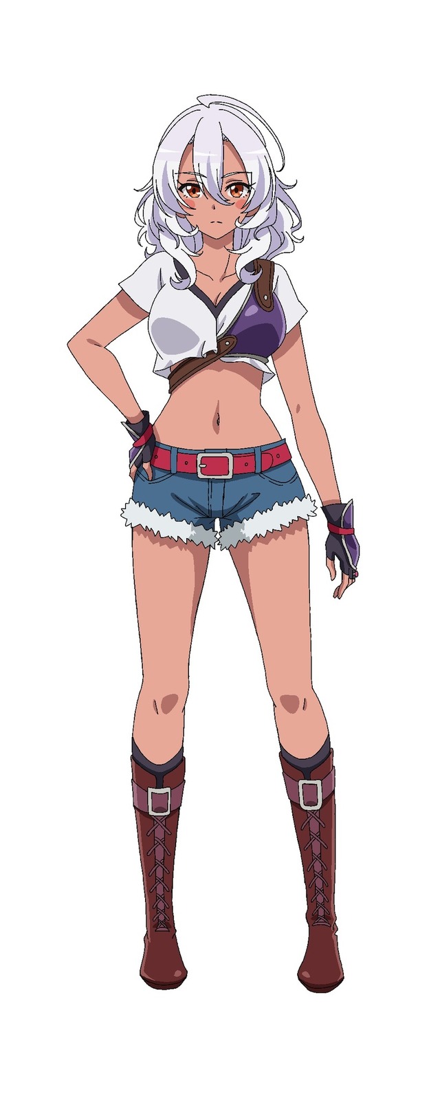 TVアニメ『真・進化の実～知らないうちに勝ち組人生～』アルトリア・グレム設定画（C）美紅／双葉社・「真・進化の実」製作委員会