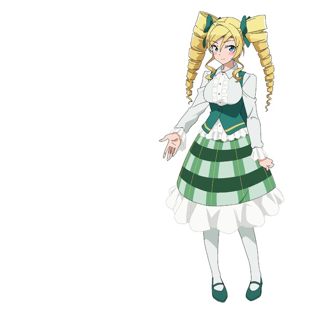 TVアニメ『真・進化の実～知らないうちに勝ち組人生～』エリス・マクレーヌ設定画（C）美紅／双葉社・「真・進化の実」製作委員会