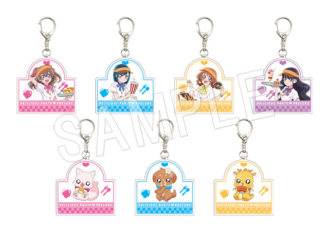 「プリキュア プリティストア出張店 in OIOI」トレーディングアクリルキーホルダー（全7種） 660円（税込）（C）ABC-A・東映アニメーション