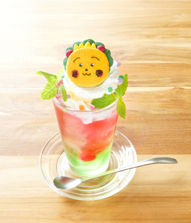 『コジコジ』×「サンデーブランチ」コジコジのクリームソーダ（C）さくらももこ