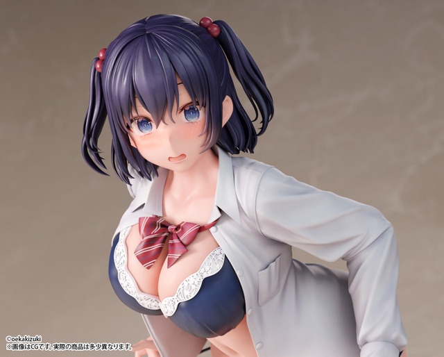 oekakizuki イラスト 間違って友達の姉ちゃんの部屋に「松山 葵」 1/6スケール 塗装済み完成品フィギュア（C）oekakizuki