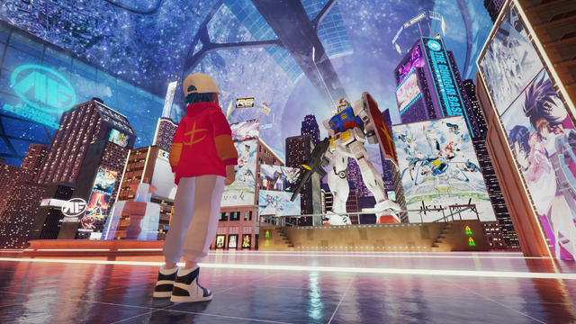 ガンダムメタバース メインストリート（C）創通・サンライズ （C）創通・サンライズ・MBS