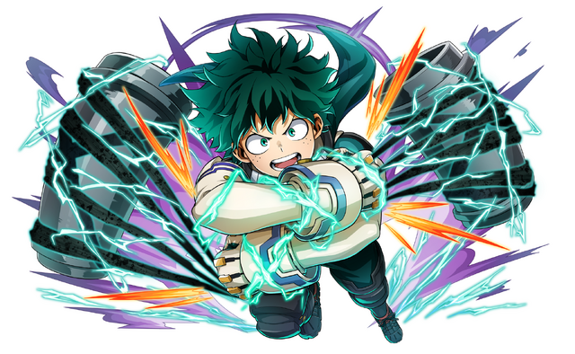 『僕のヒーローアカデミア ULTRA IMPACT』「[次なる進化]緑谷出久」覚醒後（C）堀越耕平／集英社・僕のヒーローアカデミア製作委員会（C）Bandai Namco Entertainment Inc.