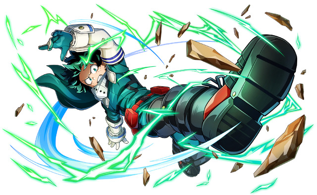 『僕のヒーローアカデミア ULTRA IMPACT』「[譲れない想い]緑谷出久」覚醒後（C）堀越耕平／集英社・僕のヒーローアカデミア製作委員会（C）Bandai Namco Entertainment Inc.