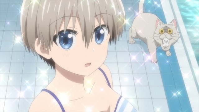 『宇崎ちゃんは遊びたい！ω』第2話「遊んだあとはうどんを打ちたい！」先行場面カット（C）2022 丈／KADOKAWA／宇崎ちゃん2製作委員会