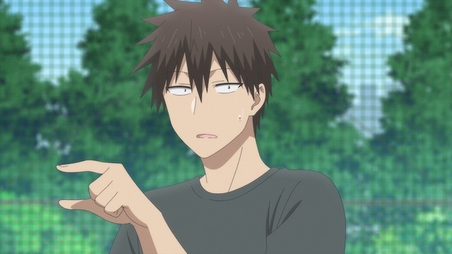 『宇崎ちゃんは遊びたい！ω』第2話「遊んだあとはうどんを打ちたい！」先行場面カット（C）2022 丈／KADOKAWA／宇崎ちゃん2製作委員会