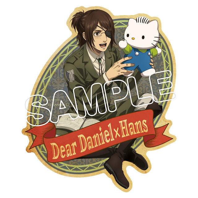 『進撃の巨人×サンリオキャラクターズ』コラボグッズ画像（C）諫山創・講談社／「進撃の巨人」The Final Season 製作委員会 （C）2022 SANRIO CO.,LTD.（L）