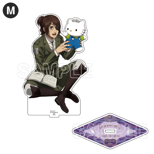 『進撃の巨人×サンリオキャラクターズ』コラボグッズ画像（C）諫山創・講談社／「進撃の巨人」The Final Season 製作委員会 （C）2022 SANRIO CO.,LTD.（L）