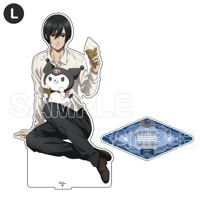 『進撃の巨人×サンリオキャラクターズ』コラボグッズ画像（C）諫山創・講談社／「進撃の巨人」The Final Season 製作委員会 （C）2022 SANRIO CO.,LTD.（L）