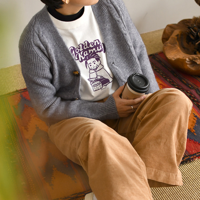 『ゴールデンカムイ』×「ビィズニィズ」コラボグッズ第2弾 ビッグTシャツ（全6種）（C）野田サトル／集英社・ゴールデンカムイ製作委員会