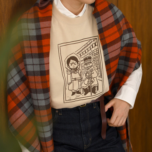 『ゴールデンカムイ』×「ビィズニィズ」コラボグッズ第2弾 ビッグTシャツ（全6種）（C）野田サトル／集英社・ゴールデンカムイ製作委員会