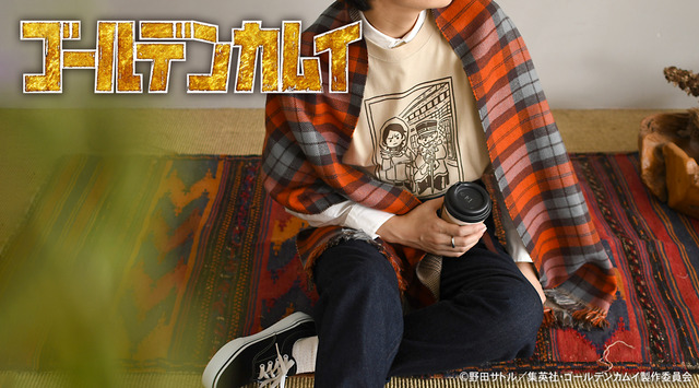 『ゴールデンカムイ』×「ビィズニィズ」コラボグッズ第2弾 ビッグTシャツ（全6種）（C）野田サトル／集英社・ゴールデンカムイ製作委員会