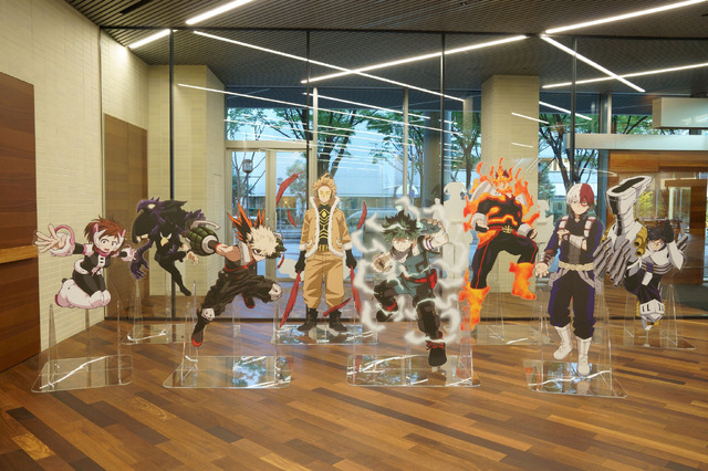 『僕のヒーローアカデミア』等身大アクリルスタンド（C）堀越耕平／集英社・僕のヒーローアカデミア製作委員会