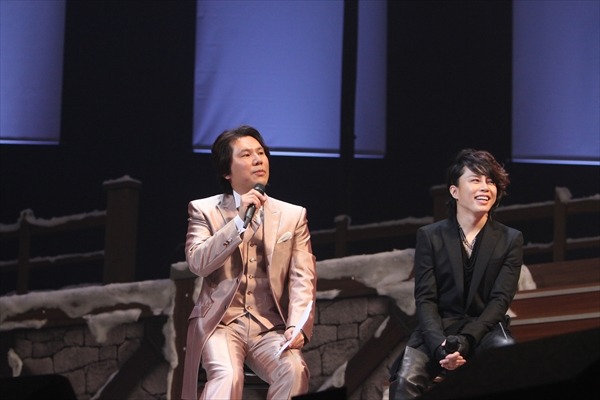 「戦国BASARA」”冬の陣”声優陣、舞台版キャスト登場、T.M.Revolution西川貴教が熱唱