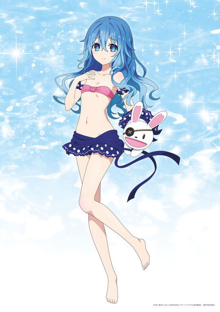 「『デート・ア・ライブIV』四糸乃 デレさせ水着ver.」クリアポスター（C）2021 橘公司・つなこ／KADOKAWA／「デート・ア・ライブIV」製作委員会