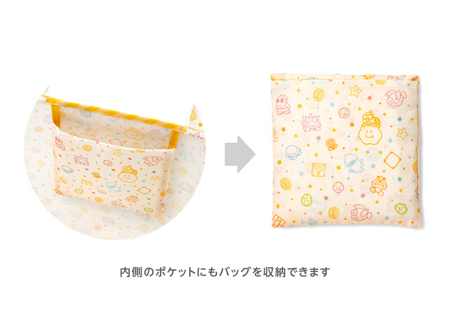 「スーパーマリオ　ラッピング×エコバッグ（マリオキャラクターズ）」（C）Nintendo