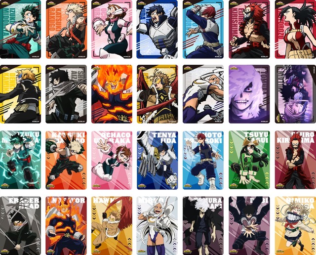 「ファミマで『プルスウルトラ』キャンペーン」クリアカード（C）堀越耕平／集英社・僕のヒーローアカデミア製作委員会