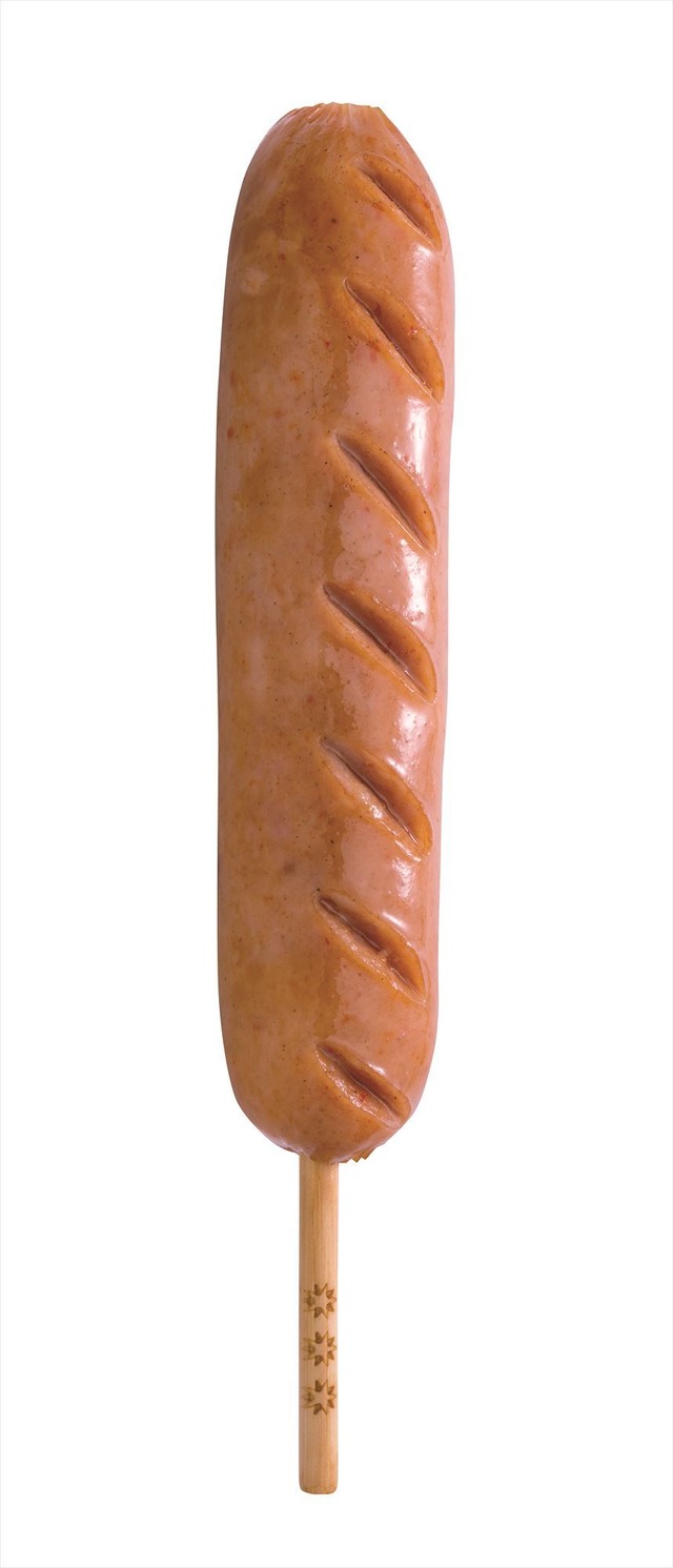 「ファミマで『プルスウルトラ』キャンペーン」爆豪の旨辛フランク（C）堀越耕平／集英社・僕のヒーローアカデミア製作委員会