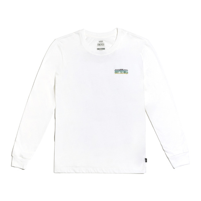 ＜VANSｘONE PIECEコレクション＞ONE PIECE LS BFFWHITE