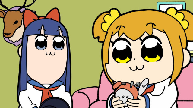 『ポプテピピック TVアニメーション作品第二シリーズ』第4話【トレインバトル】（C）大川ぶくぶ/竹書房・キングレコード